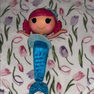 Lalaloopsy Charming Mermaid Doll with Pink Hair and Blue Tail